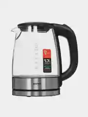 Чайник Centek CT-0030 стекло 1.7л, 2200Вт, внутр. LED подсветка,защита от вкл б/воды