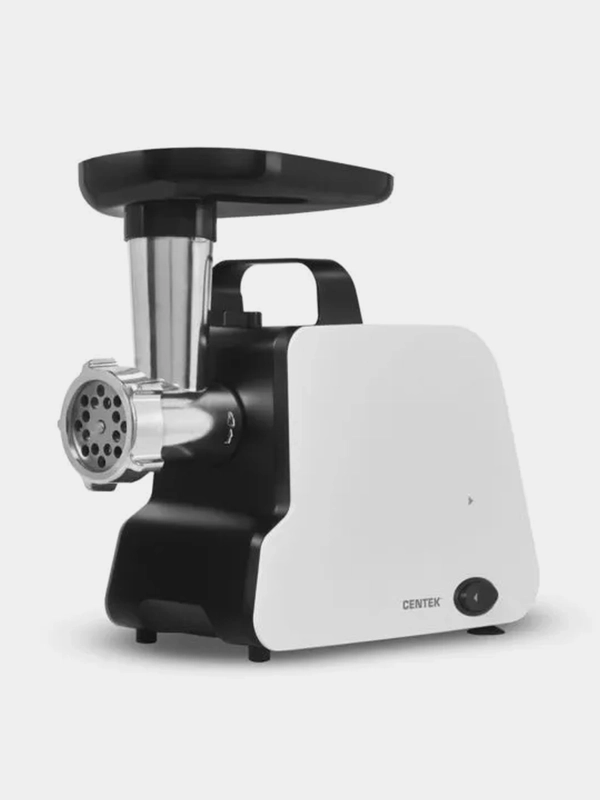 Мясорубка Centek CT-1603 (Белый) 2000Вт, реверс, нож из литой стали, открытая ручка