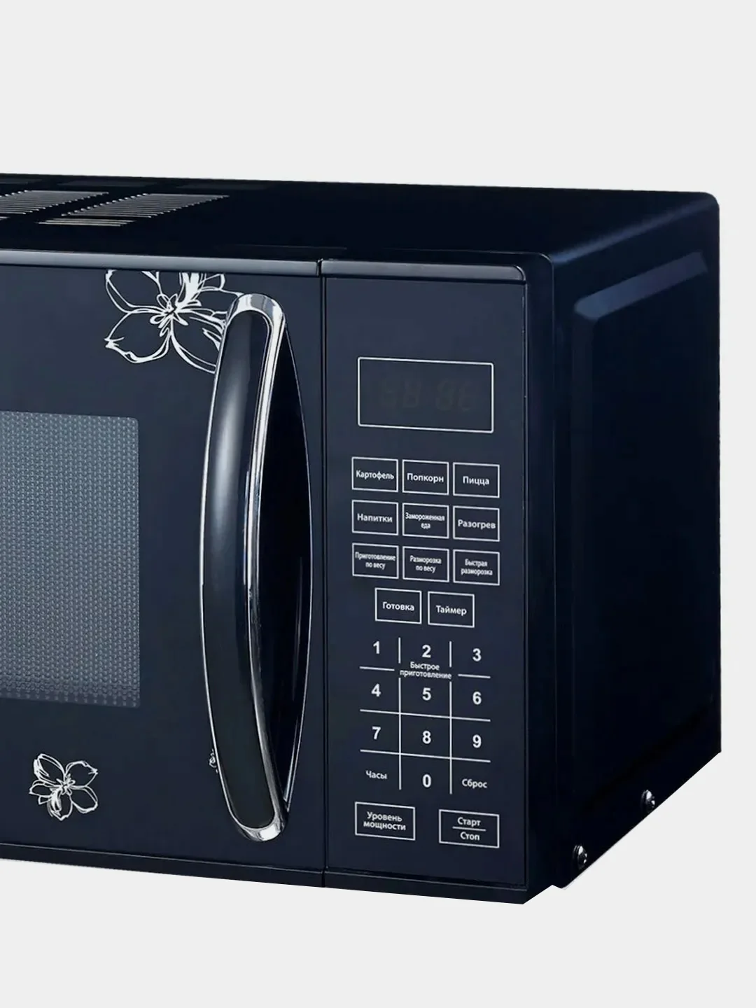Микроволновая печь Centek CT-1579, 700Вт, 20л, сенсор, 10 программ, LED дисплей, черный