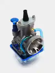 Карбюратор PWK 28, топливный, d28 x воздушный D50 мм, прозрачный