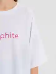Розовый женская футболка свободного кроя oversize