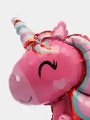 Вишнёвый воздушный шар Радужный единорог ходячая фигура