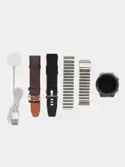 Серебряный умные часы Smart Watch DT3 Max Ultra, круглые