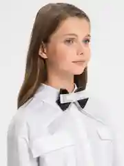 Черный воротник-галстук на блузку, галстук, бабочка, воротник,школа, длядевочек