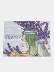 Лавандовый вафельное полотенце для кухни, набор 3 штуки, 45х60 см, на День Рождения