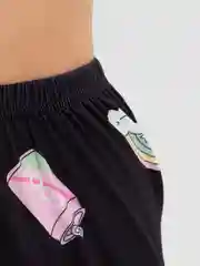 Черный пижама женская, 4 цвета