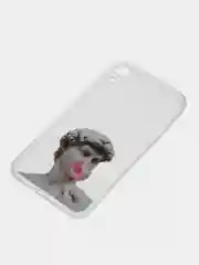 Конфетный чехол для iPhone "Арт", на айфон 6s 7/8 Plus/Xs/XR/SE2/11/12/12 pro презент