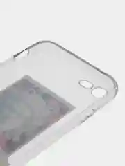 Серебряный чехол для iPhone "Арт", на айфон 6s 7/8 Plus/Xs/XR/SE2/11/12/12 pro презент