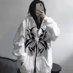 Слоновая кость зипка-кофта с молнией, толстовка-худи унисекс