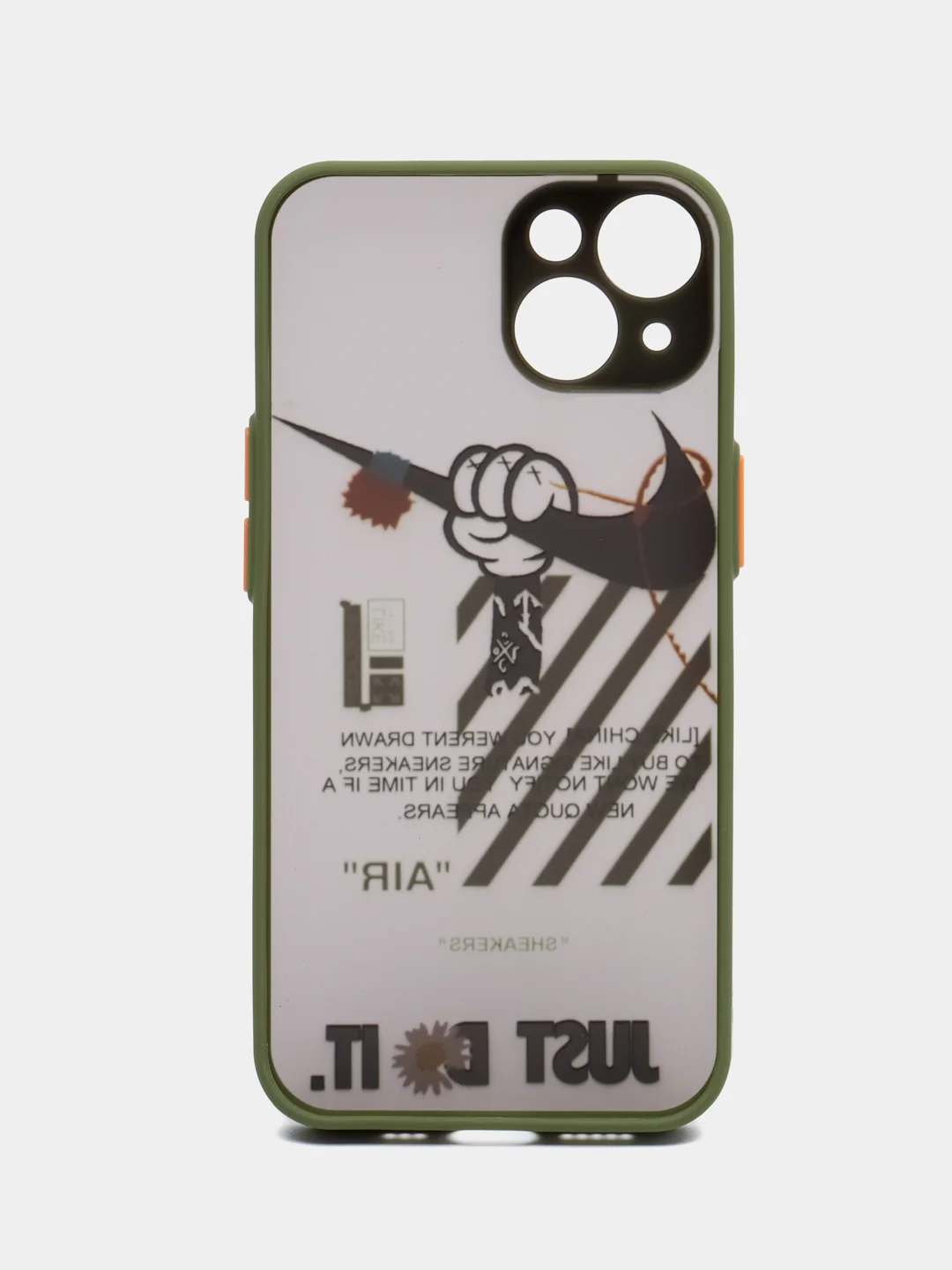 Тёмно-зелёный чехол на iPhone 11, 12, 13, 14 Pro Max, 7/ 8 Plus, XR, XS, X