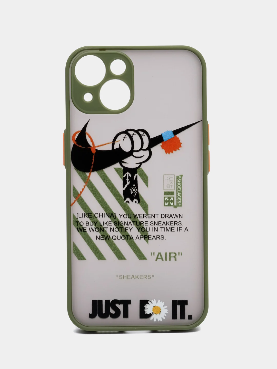 Тёмно-зелёный чехол на iPhone 11, 12, 13, 14 Pro Max, 7/ 8 Plus, XR, XS, X
