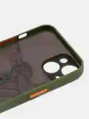 Тёмно-зелёный чехол на iPhone 11, 12, 13, 14 Pro Max, 7/ 8 Plus, XR, XS, X