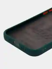Тёмно-бирюзовый чехол на iPhone 11, 12, 13, 14 Pro Max, 7/ 8 Plus, XR, XS, X