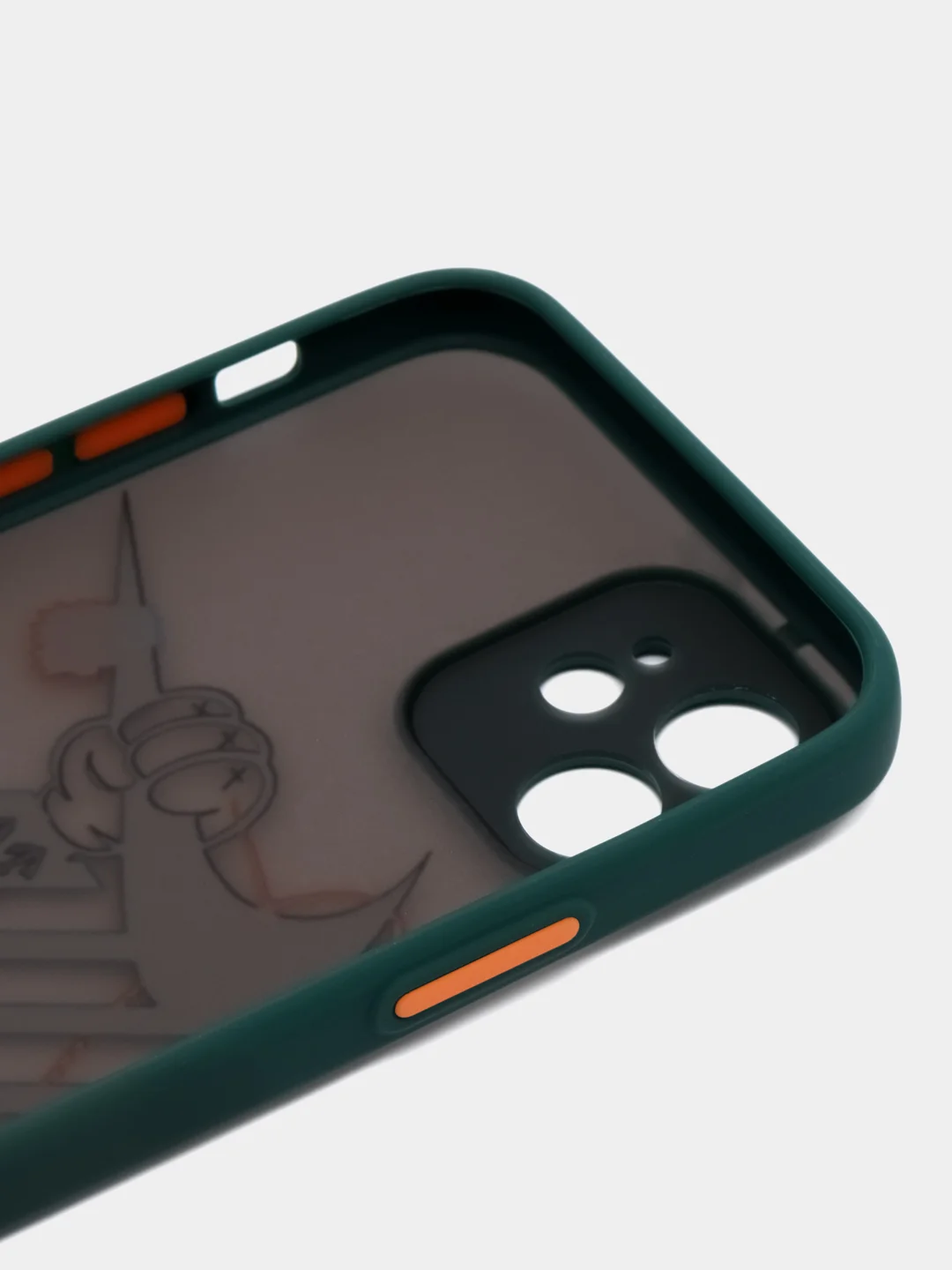 Тёмно-бирюзовый чехол на iPhone 11, 12, 13, 14 Pro Max, 7/ 8 Plus, XR, XS, X
