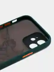Тёмно-бирюзовый чехол на iPhone 11, 12, 13, 14 Pro Max, 7/ 8 Plus, XR, XS, X
