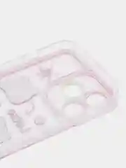 Аметистовый чехол на iPhone 11/12/13/14 Pro Max/7/8/Plus/XR/XS/X, Айфон Про Макс, прозрачный