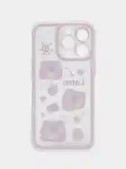 Аметистовый чехол на iPhone 11/12/13/14 Pro Max/7/8/Plus/XR/XS/X, Айфон Про Макс, прозрачный