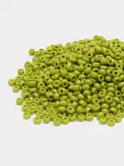 Оливковый бисер чешский Preciosa, Чехия, № 10, Natural Opaque