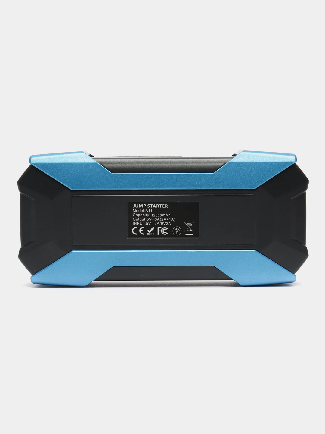 Черный пусковое зарядное устройство для автомобиля Jump Starter, 12000 мАч, PRO версия