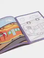 Синий яркие раскраски (На Ферме, Транспорт, Машинки, Друзья, Животные, Малыши)