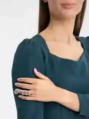 Серебряный массивное фаланговое кольцо со змеей, унисекс, кольцо Змея с регулировкой размера, крупное