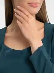 Золотой кольцо обручальное с камнем, двойное, с восьмеркой