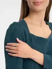 Зеленый кольцо / кольца разноцветные / кольца из бисера