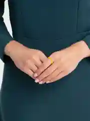Желтый кольцо / кольца разноцветные / кольца из бисера