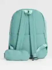 Бирюзовый рюкзак школьный, унисекс