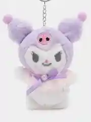 Сиреневый куроми Kuromi мягкая игрушка-брелок, 14 см, 2 цвета