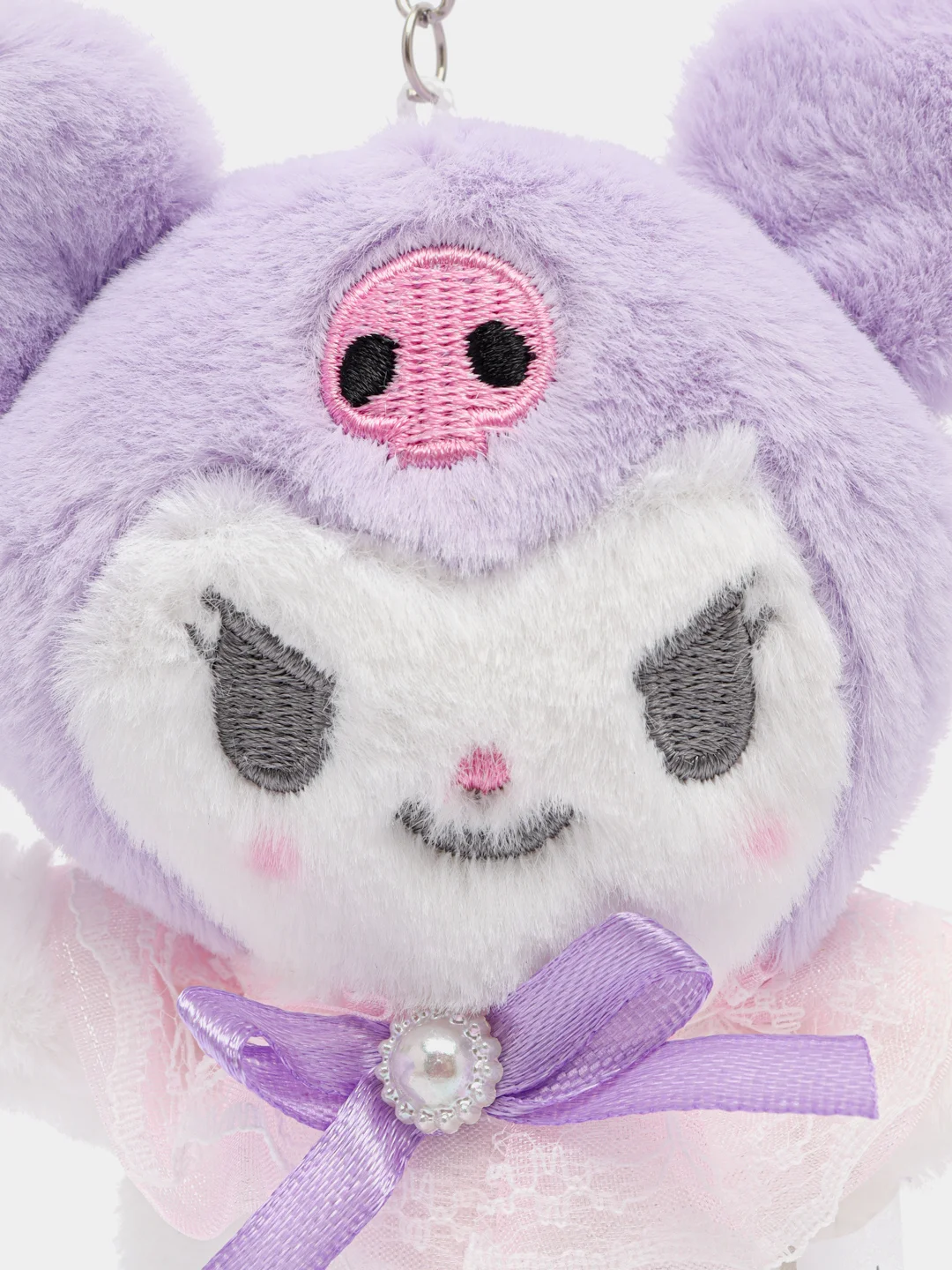 Сиреневый куроми Kuromi мягкая игрушка-брелок, 14 см, 2 цвета