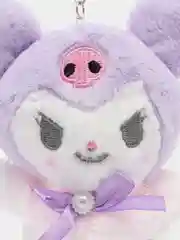 Сиреневый куроми Kuromi мягкая игрушка-брелок, 14 см, 2 цвета