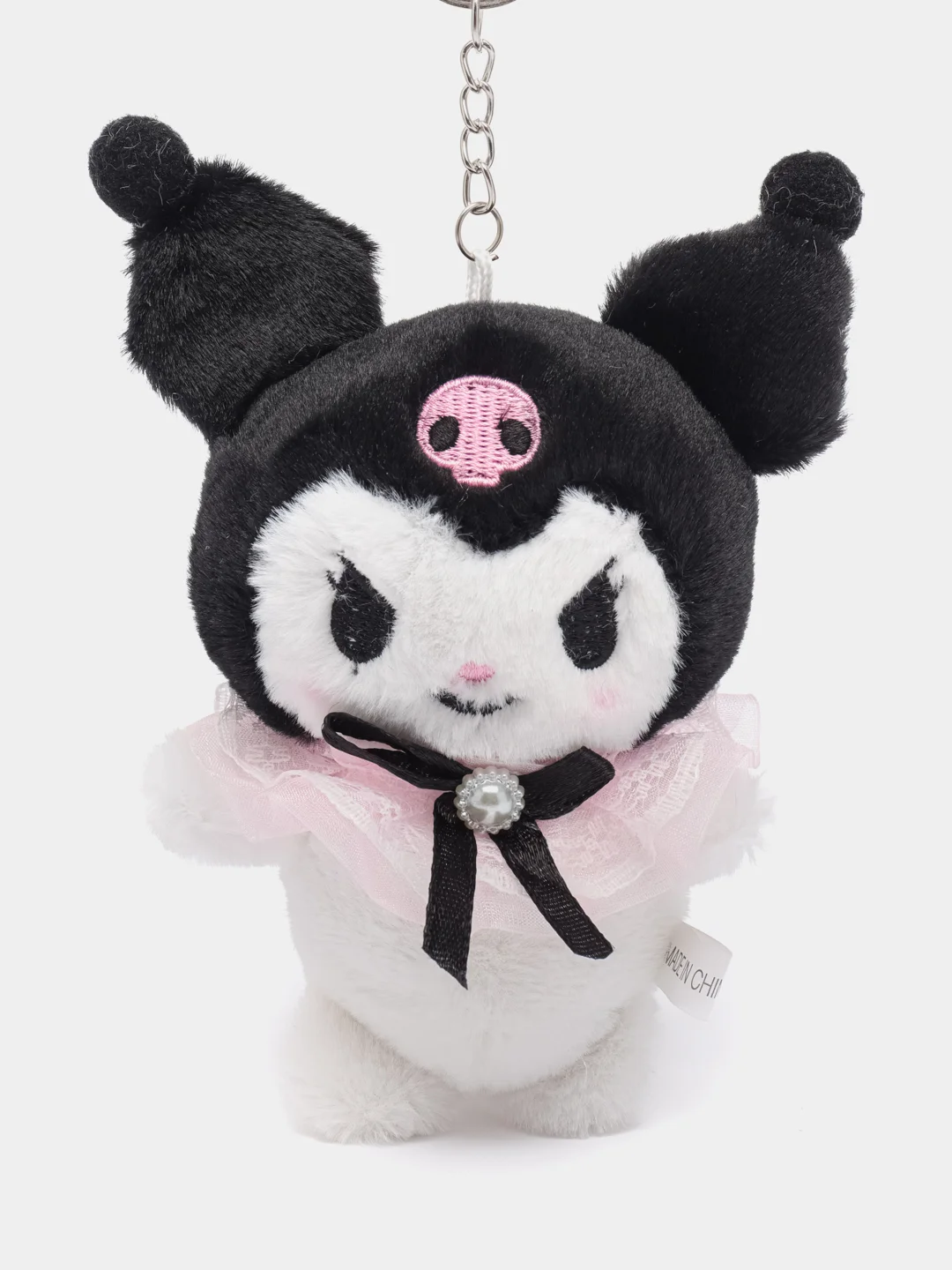 Сиреневый куроми Kuromi мягкая игрушка-брелок, 14 см, 2 цвета
