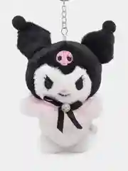 Сиреневый куроми Kuromi мягкая игрушка-брелок, 14 см, 2 цвета