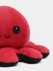 Бордовый игрушка осьминог перевёртыш, мягкая, двусторонний, 20*10 см