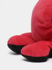 Бордовый игрушка осьминог перевёртыш, мягкая, двусторонний, 20*10 см