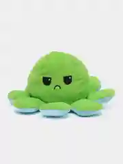 Светло-синий игрушка осьминог перевёртыш, мягкая, двусторонний, 20*10 см
