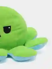 Светло-синий игрушка осьминог перевёртыш, мягкая, двусторонний, 20*10 см