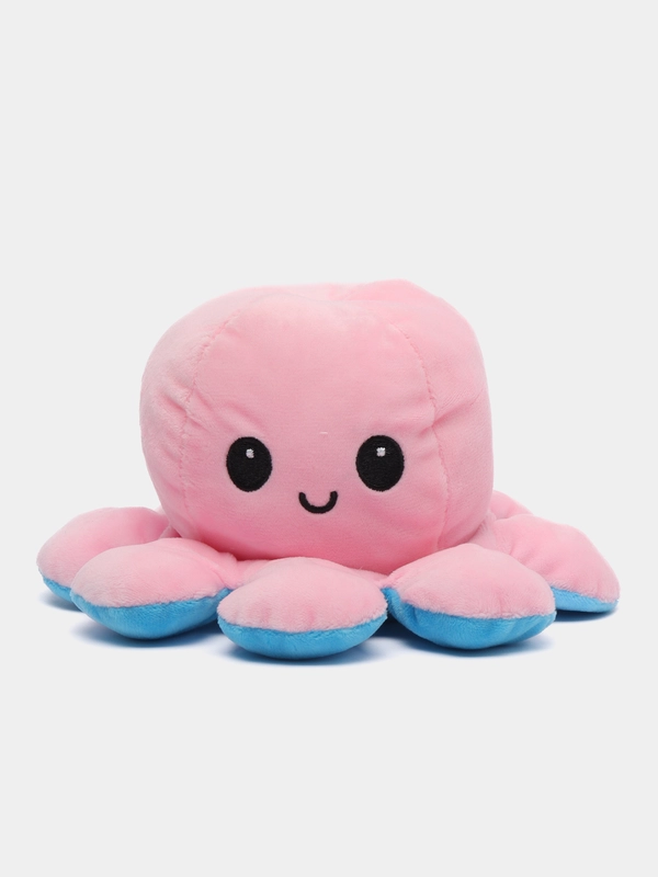 Игрушка осьминог перевёртыш, мягкая, двусторонний, 20*10 см