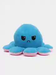Бордовый игрушка осьминог перевёртыш, мягкая, двусторонний, 20*10 см