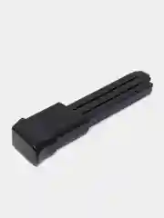 Хром пистолет игрушечный перезаряжаемый Glock с глушителем, оружие, подарок на 23 февраля