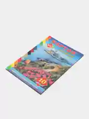 Розовый картон цветной А4, мелованный, 10 л