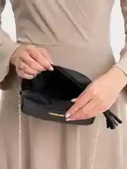 Черный женская сумка  кросс-боди