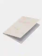 Пастельно-коралловый обложка на паспорт