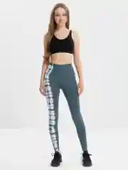 Серый меланж спортивные лосины