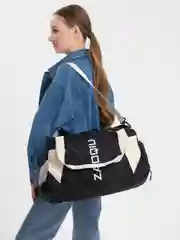 Черный сумка спортивная женская