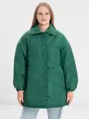 Зеленый куртка женская, оверсайз, весна