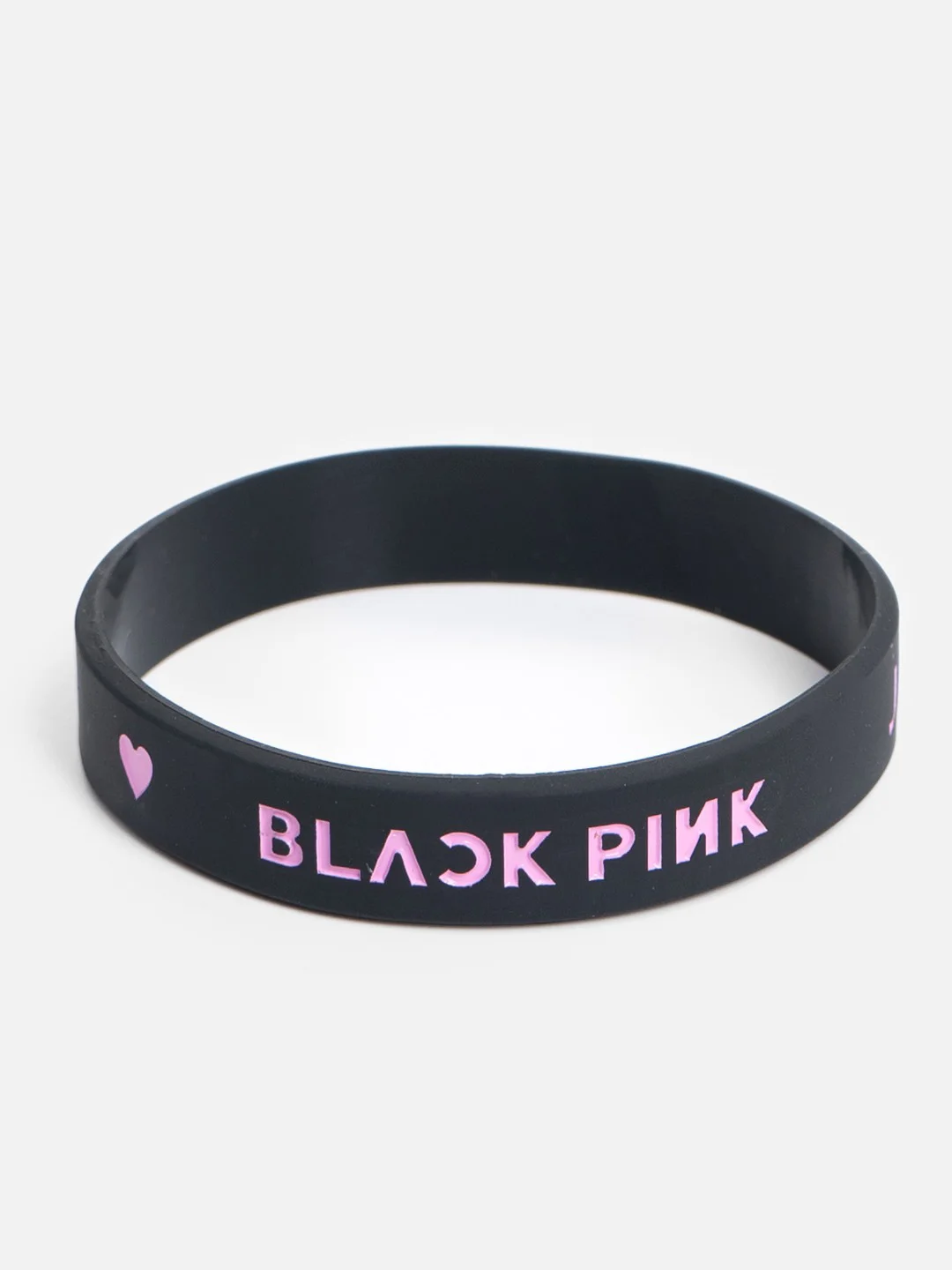 Черный браслет резиновый K-POP "Blackpink"