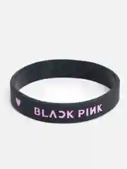 Черный браслет резиновый K-POP "Blackpink"