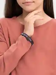 Черный браслет резиновый K-POP "Blackpink"